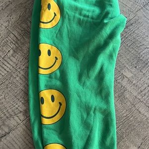 Aviator Nation green smile sweats for sale. Great condition.